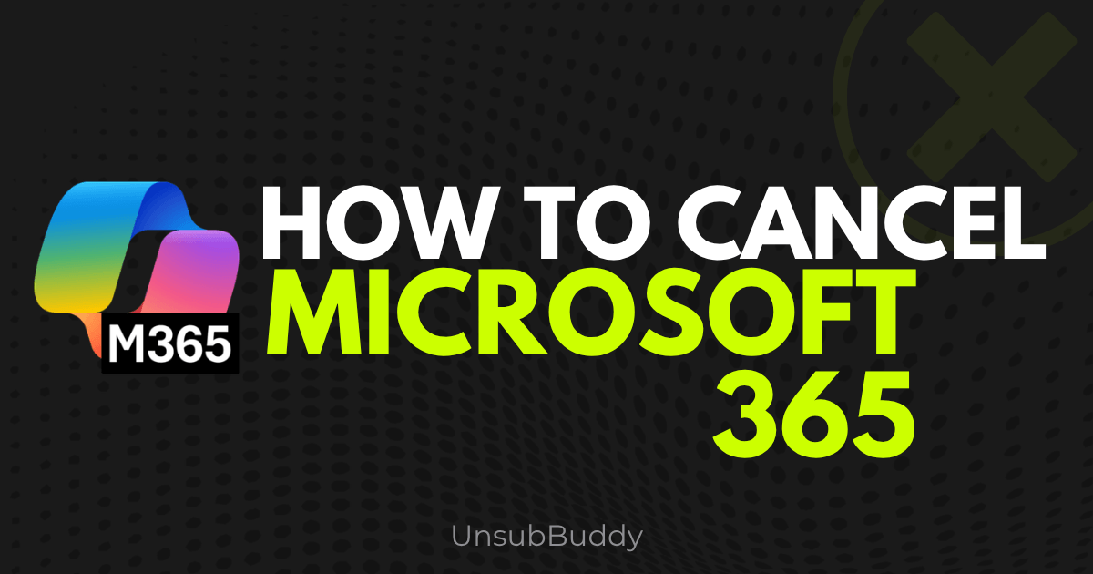 A step-by-step technical layout illustrating how to navigate the Microsoft account dashboard to successfully cancel a Microsoft 365 subscription