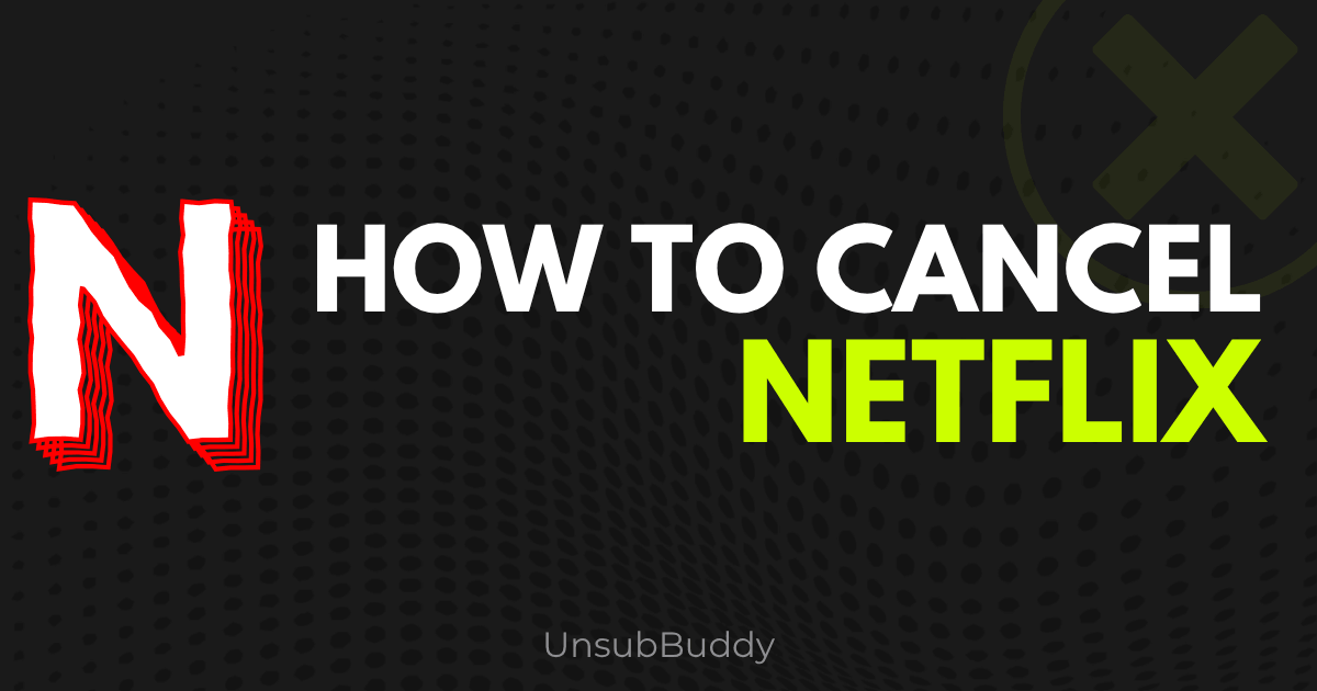 A detailed step-by-step user interface walkthrough demonstrating how to successfully cancel a Netflix streaming subscription