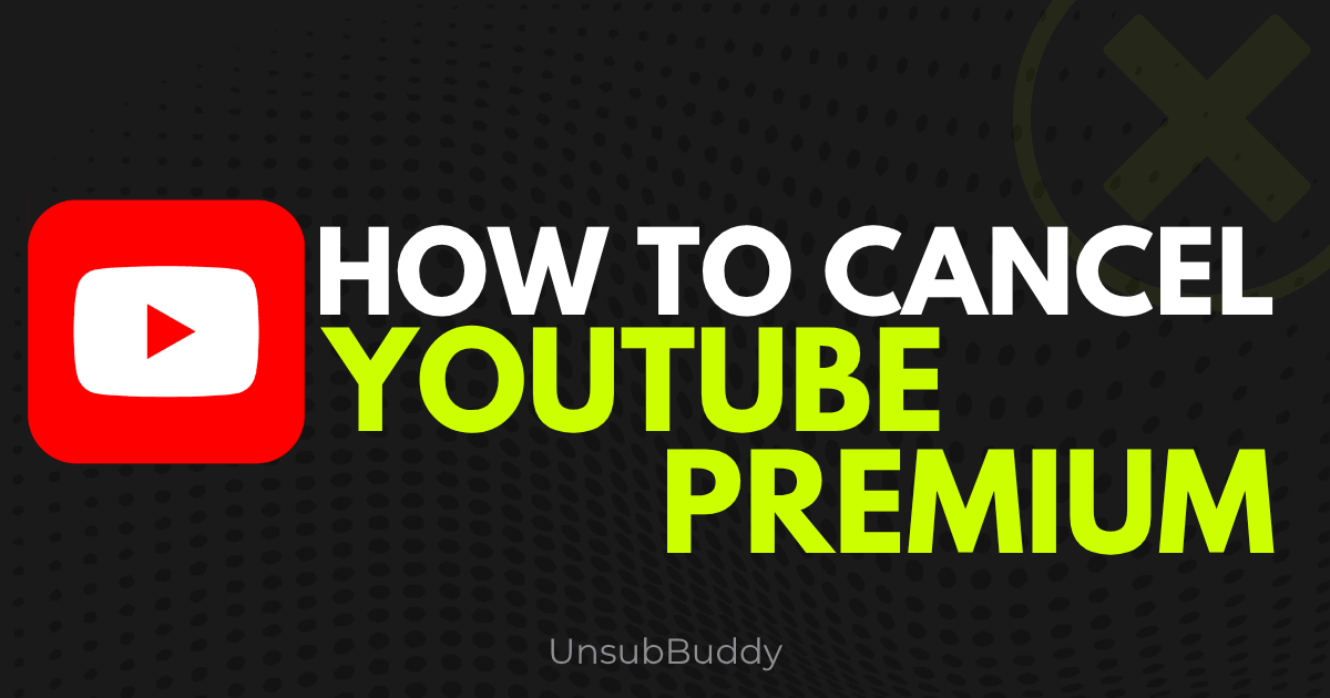 Step-by-step interface guide showing how to cancel a YouTube Premium subscription on mobile and desktop devices