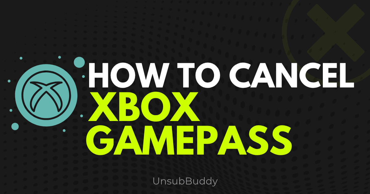 A sleek software user interface showing the Microsoft account service backend with the option to turn off recurring billing for Xbox Game Pass
